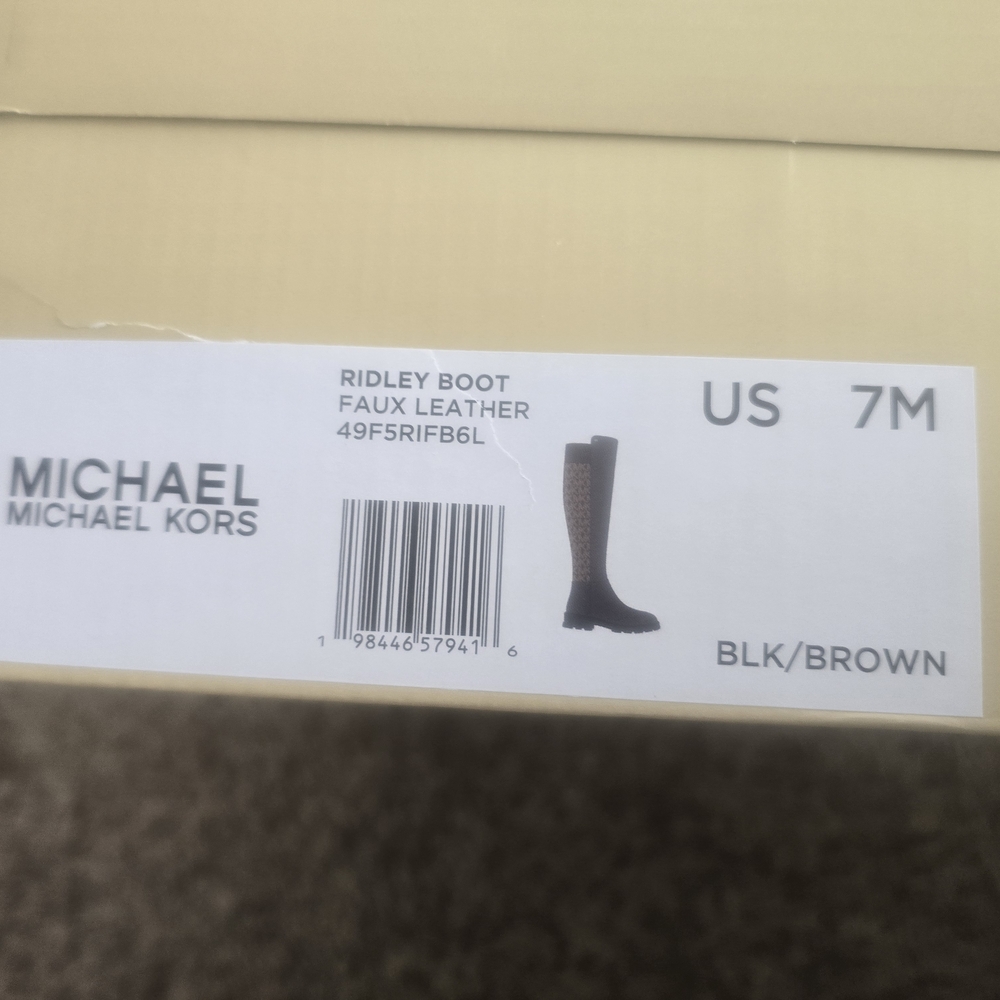 Michael Kors Beige Over the Knee Boots - Picture 2 of 6